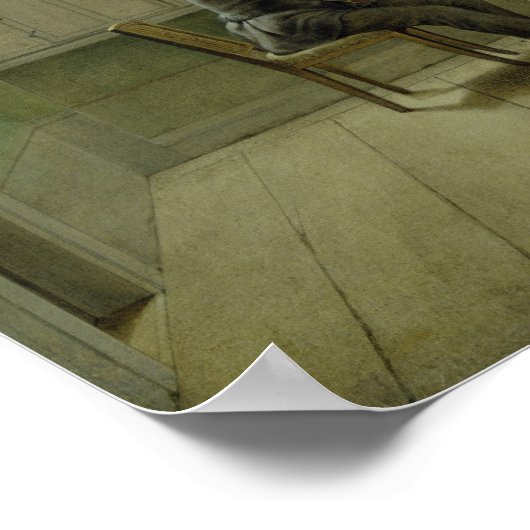 Poster Caspar David Friedrich dans son studio, 1811 (Coin)