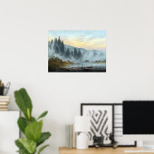 Poster Caspar David Friedrich L'heure du matin du jour (Bureau à domicile)