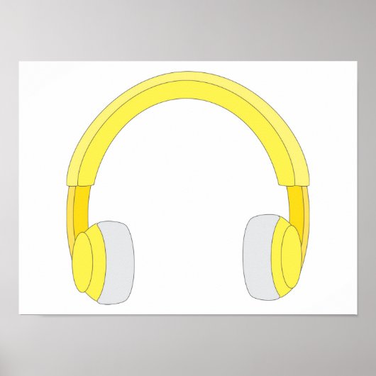 Poster Casque audio (Devant)
