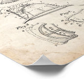 Poster Casque Cairns Fireman Brevet - Vieux look (Coin)