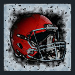 Poster Casque de football Pop Art<br><div class="desc">American Sport Games Digital Artworks - Pop Art Style Football Casque</div>