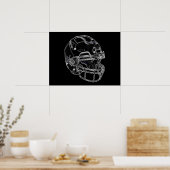 Poster Casque de football Pop Art (Cuisine)