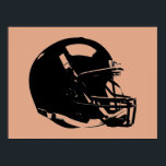 Poster Casque de football Pop Art<br><div class="desc">American Sport Games Digital Artworks - Pop Art Style Football Casque</div>
