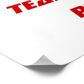 Poster Casque de football rouge (Coin)