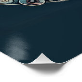 Poster Casque de la rune Mystic Viking (Coin)