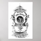 Poster Casque de plongée antique (Devant)