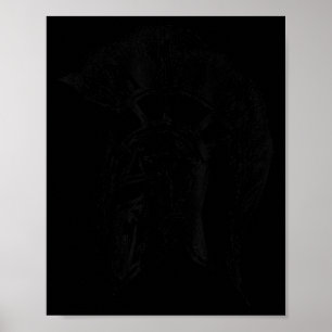 Poster Casque de Spartiate Guerrier Guerrier Trojan Pour 
