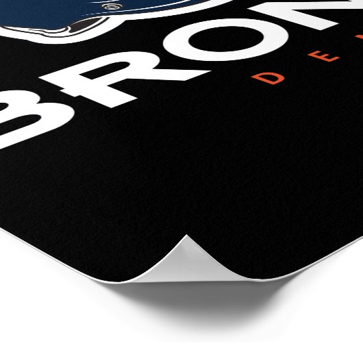 Poster Casque Denver (Coin)