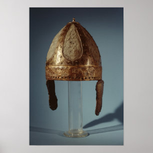 Poster Casque européen de combat de guerre, c.500