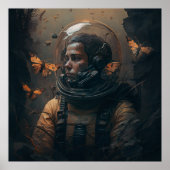 Poster casque spatial (Devant)