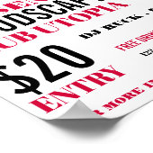 Poster Casques, DJ, Club Event Advertising (Coin)