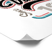 Poster Casques vintages depuis 1975 (Coin)