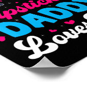 Poster Casquette Amusant-Trick Ou Lipstick Papa Vous Aime (Coin)