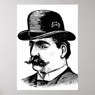 Poster Casquette Bowler