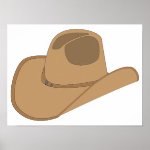 Poster Casquette Cowboy