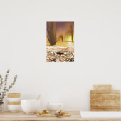 Poster Casquette de glace polaire sud de Martian (Cuisine)