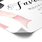 Poster Casquette de la Gradation de la Bow rose moderne F (Coin)