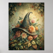 Poster Casquette de Sorcière Botanique - Rustique Cottage (Devant)