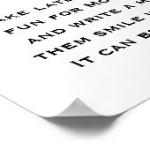 Poster Casquette d'hiver Père Noël Baby shower Late Nuit (Coin)