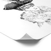 Poster Casquette féminin (Coin)