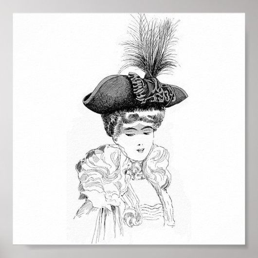 Poster Casquette féminin (Devant)