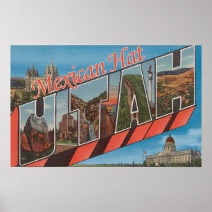 Poster Casquette mexicain, Utah - grandes scènes de