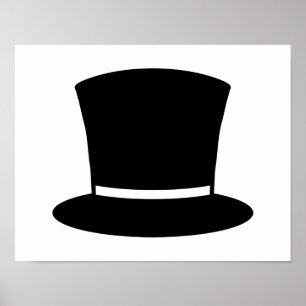 Poster Casquette noir