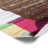 Poster Casquette panier et paille (Coin)