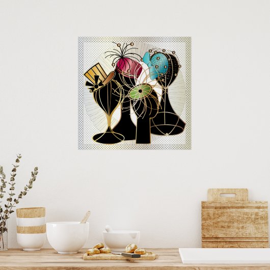 Poster Casquette queenly (Cuisine)