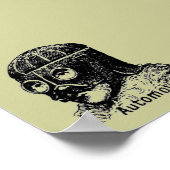 Poster Casquette vintage (Coin)