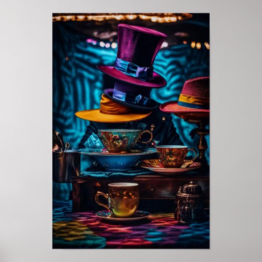 Poster Casquettes de Mad Hatter (Devant)