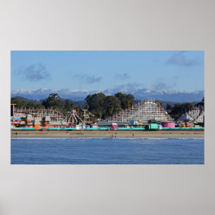 Poster Casquettes de neige à Père Noël Cruz Imprimer