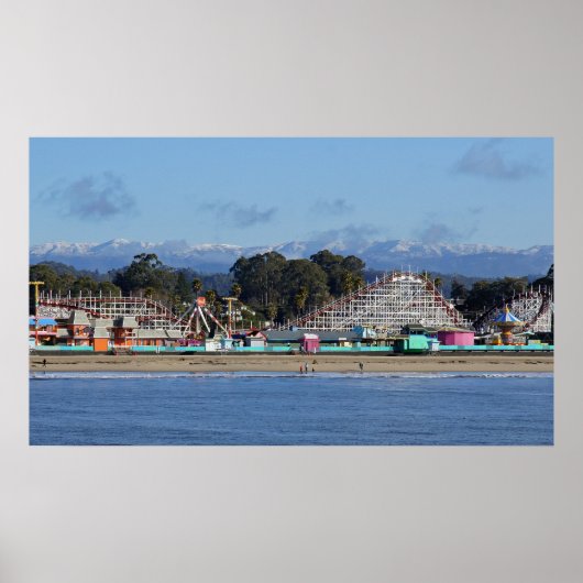 Poster Casquettes de neige à Père Noël Cruz Imprimer (Devant)