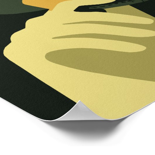 Poster Casquettes de Nice Hotel Paris (Coin)