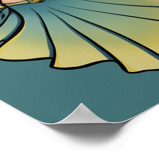 Poster Cassandra Danse Belly Goddess Veil Art (Coin)