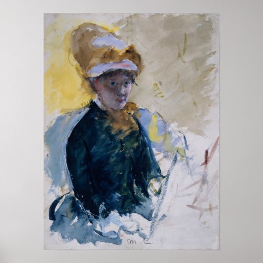 Poster Cassatt - Autoportrait (Devant)