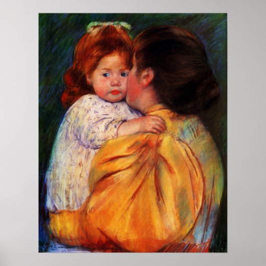 Poster Cassatt - Baiser maternel 1896 (Devant)