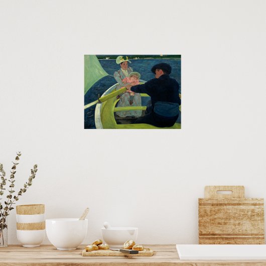 Poster Cassatt - Bateau (Cuisine)