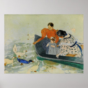 Poster Cassatt - Canards nourriciers 1894