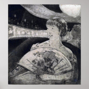 Poster Cassatt - Dans la loge à l'opéra