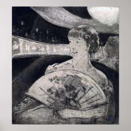 Poster Cassatt - Dans la loge à l'opéra (Devant)