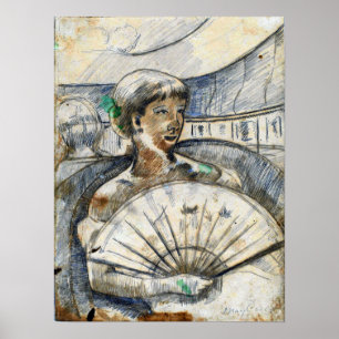 Poster Cassatt - Dans la loge à l'opéra
