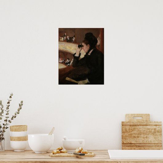 Poster Cassatt - En Loge (Cuisine)