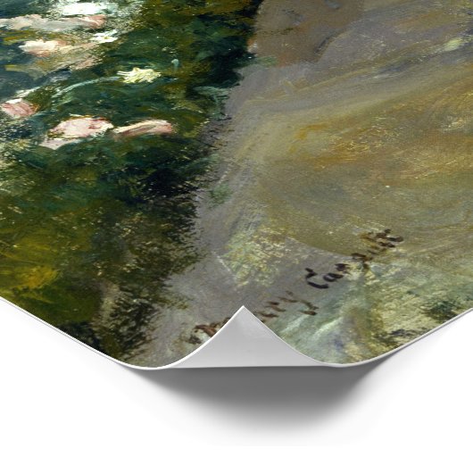 Poster Cassatt - Enfants En Jardin (L'Infirmière) (Coin)