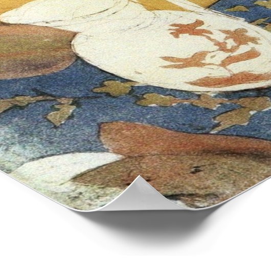 Poster Cassatt - Femme Bain (Coin)