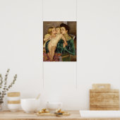 Poster Cassatt - La Caresse (Cuisine)