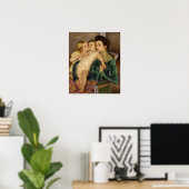 Poster Cassatt - La Caresse (Bureau à domicile)