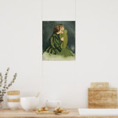 Poster Cassatt - Mère paysanne et enfant (Cuisine)