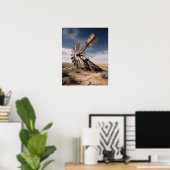 Poster Cassé (Bureau à domicile)