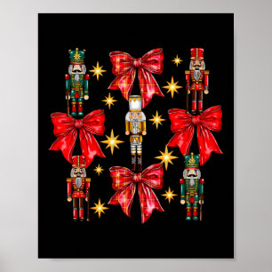 Poster Casse-noisette à noeud coquet Noël Joyeux Noël Fam